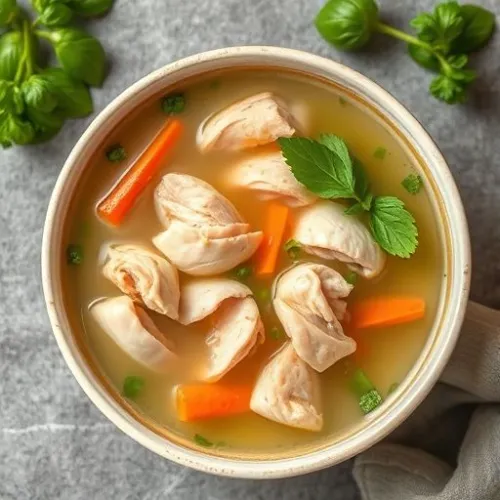 CHICKEN CLEAR SOUP
